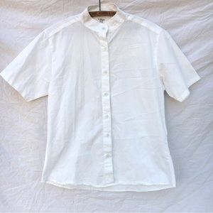 TuffRider White Button Down